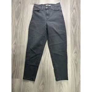 Levi's Women's High Waisted Mom Jeans Charcoal Gray Size 27